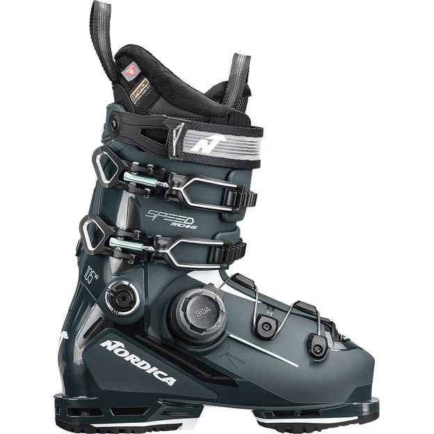 Nordica Speedmachine 3 Boa 105 W Ski Boots Green / Black / Aquamarine Women