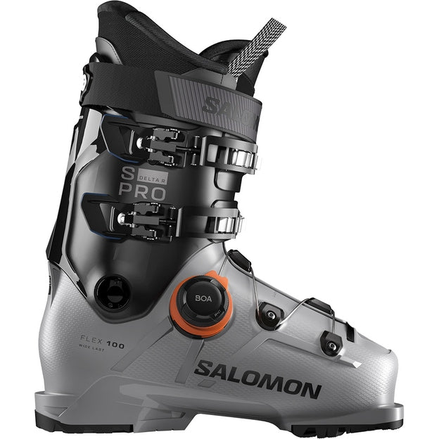 Salomon S/Pro Delta Boa R100 Ski Boots Steel Gray / Black / Estate Blue Men