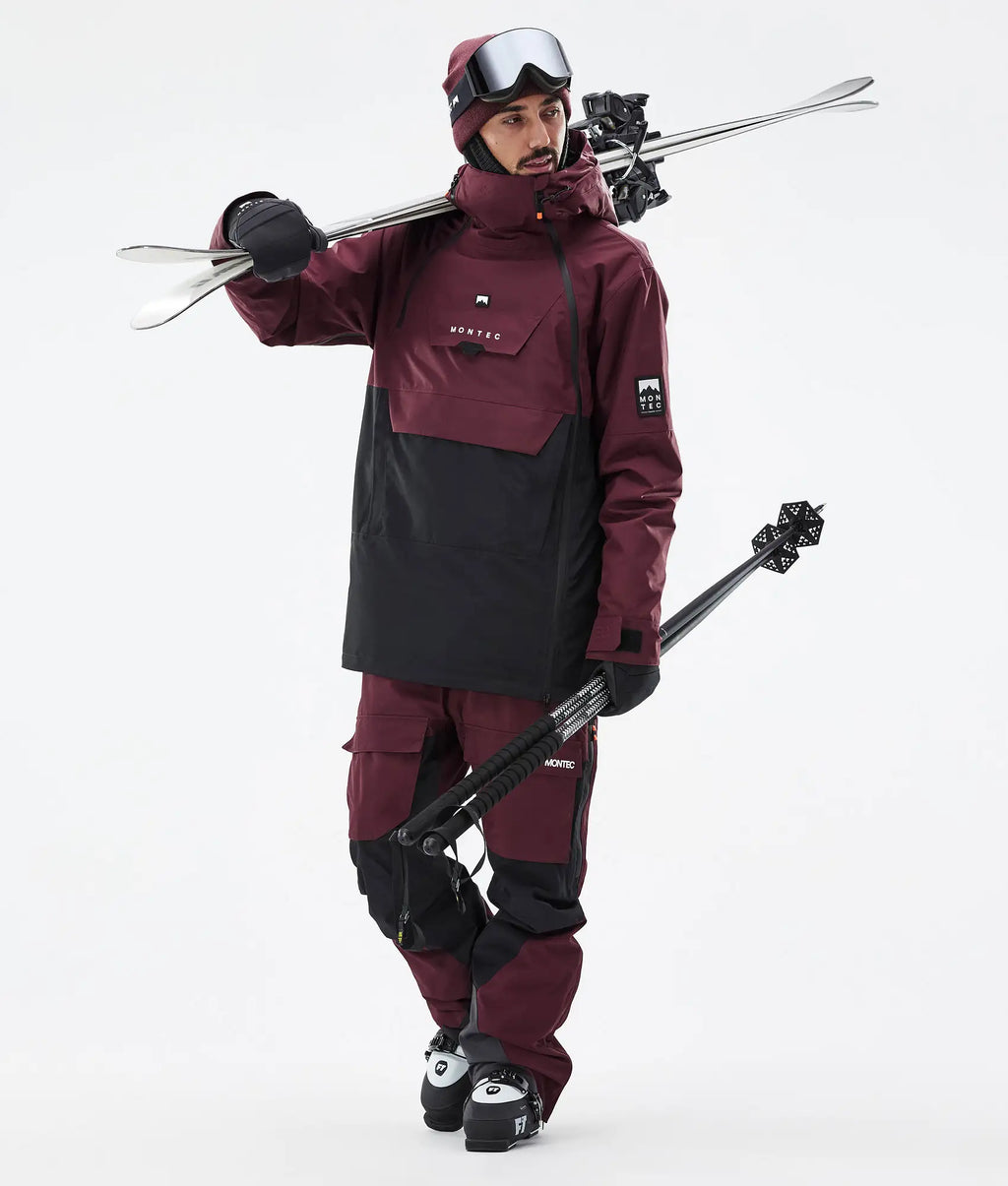 Doom Ski Jacket Men - Burgundy/Black