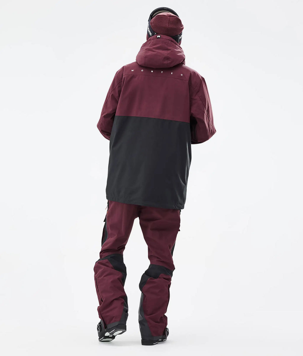 Doom Ski Jacket Men - Burgundy/Black