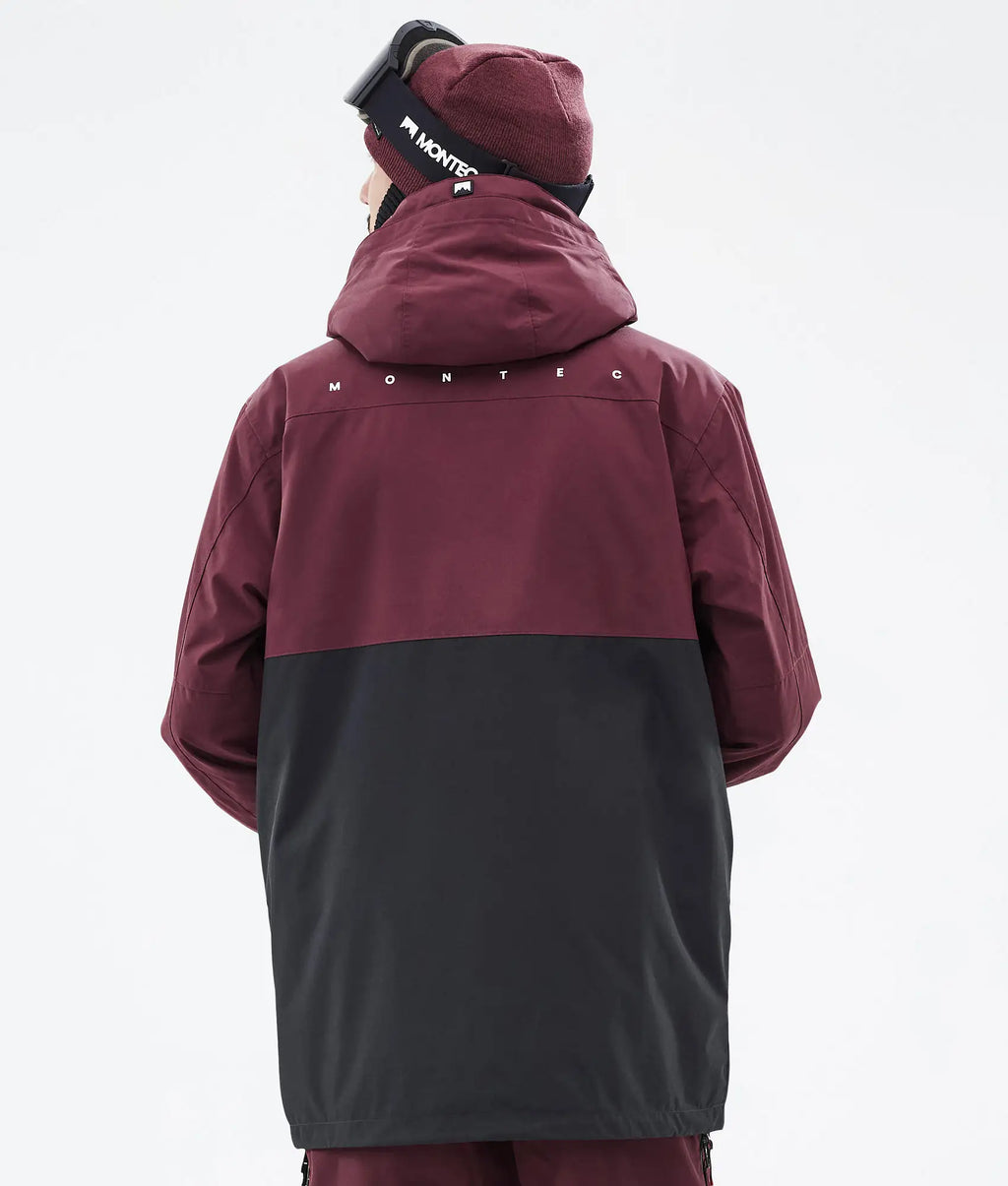 Doom Ski Jacket Men - Burgundy/Black