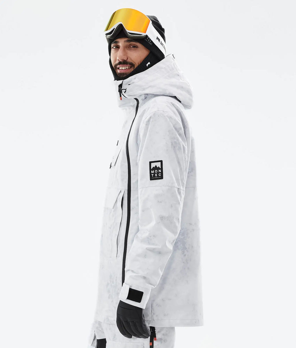 Doom Ski Jacket Men - White Tiedye