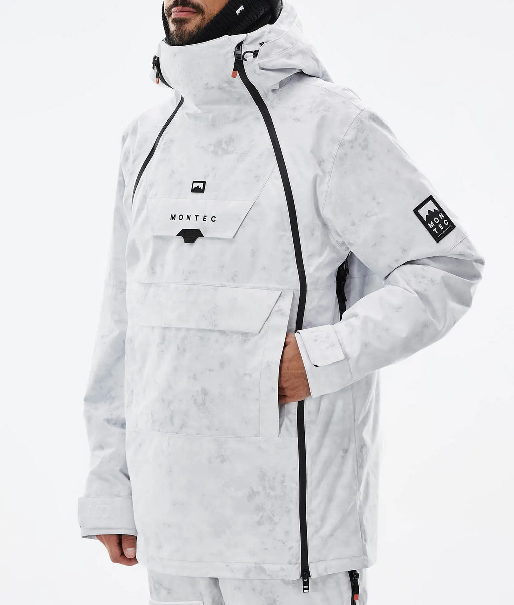 Doom Ski Jacket Men - White Tiedye