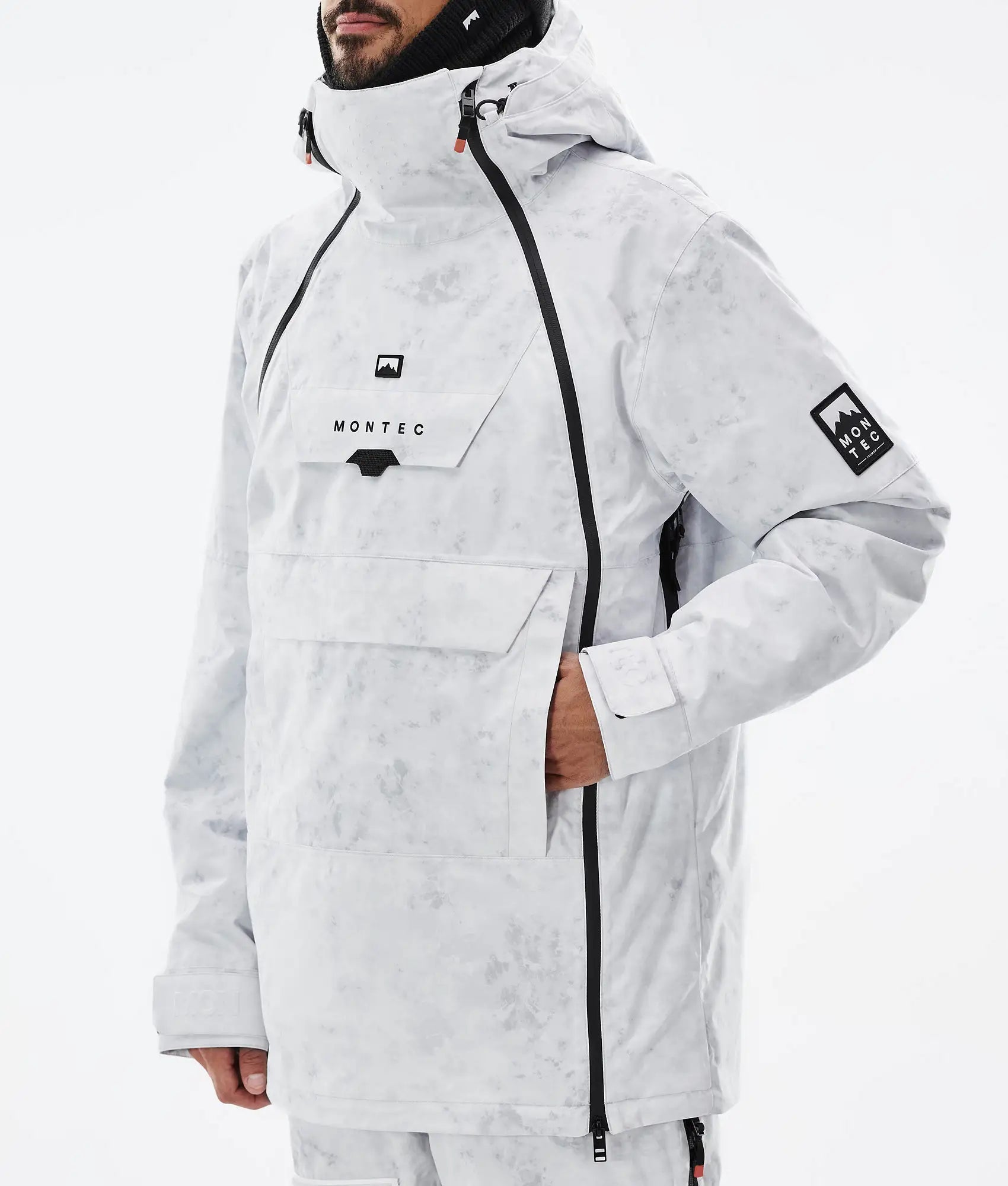 Doom Ski Jacket Men - White Tiedye