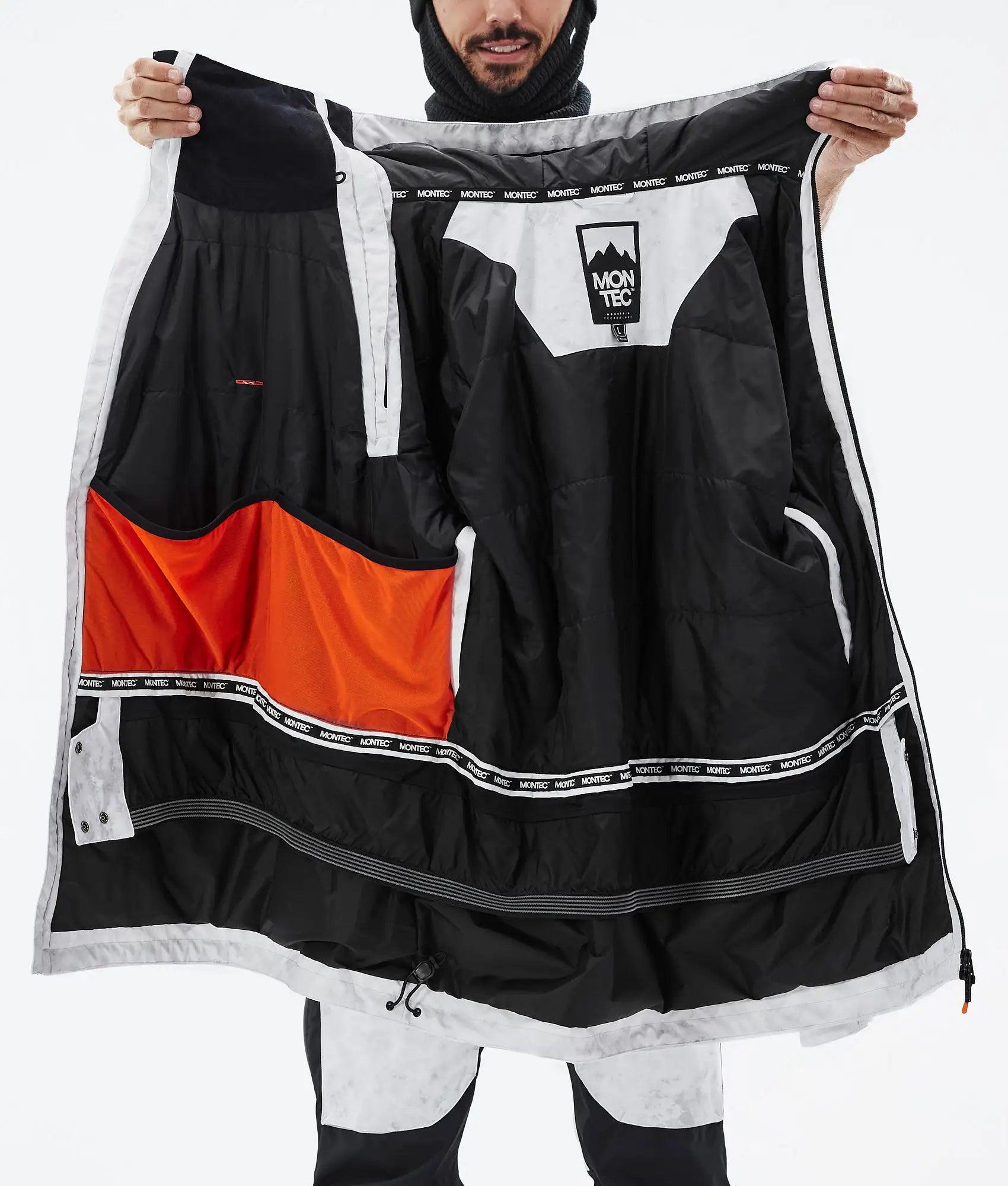 Doom Ski Jacket Men - White Tiedye