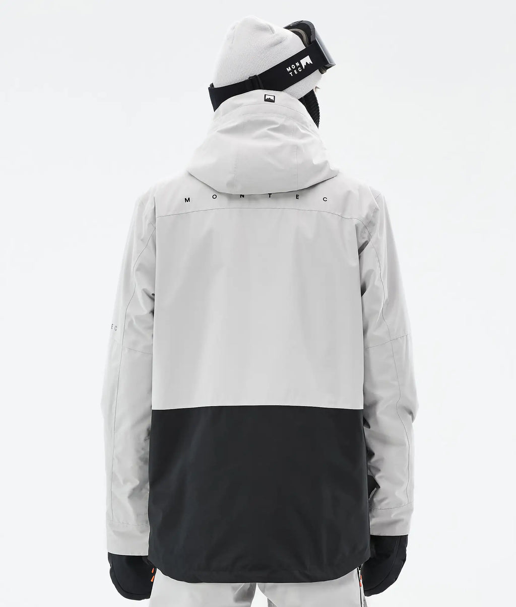 Fawk Ski Jacket Men - Light Grey/Black