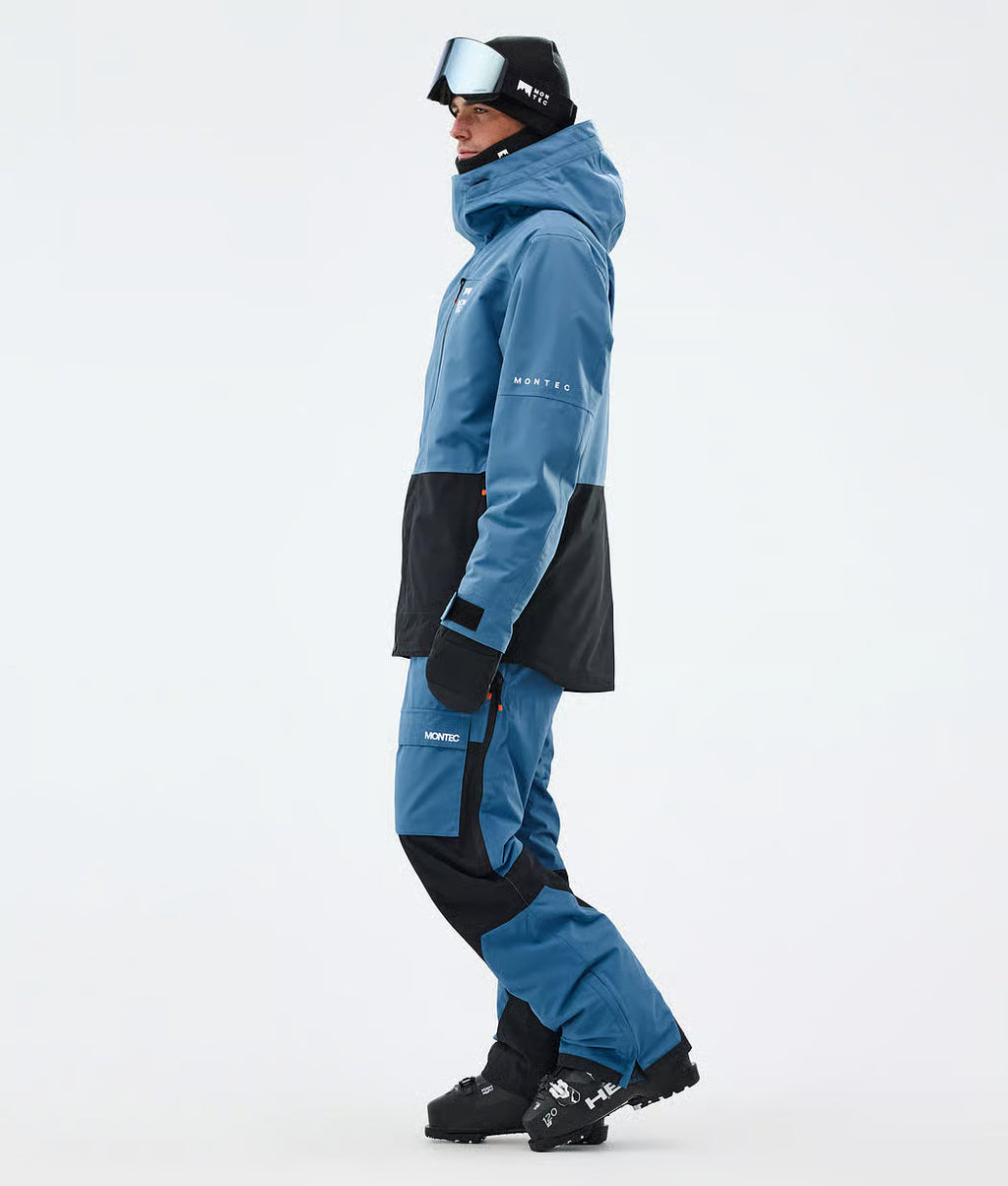 Fawk Ski Jacket Men - Blue Steel/Black