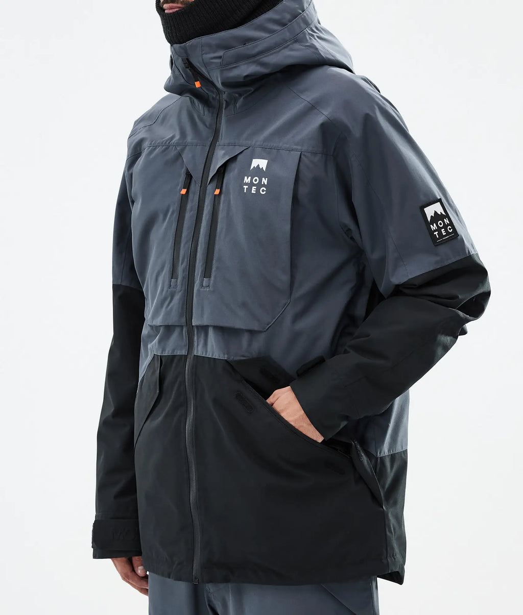 Arch Ski Jacket Men - Metal Blue/Black