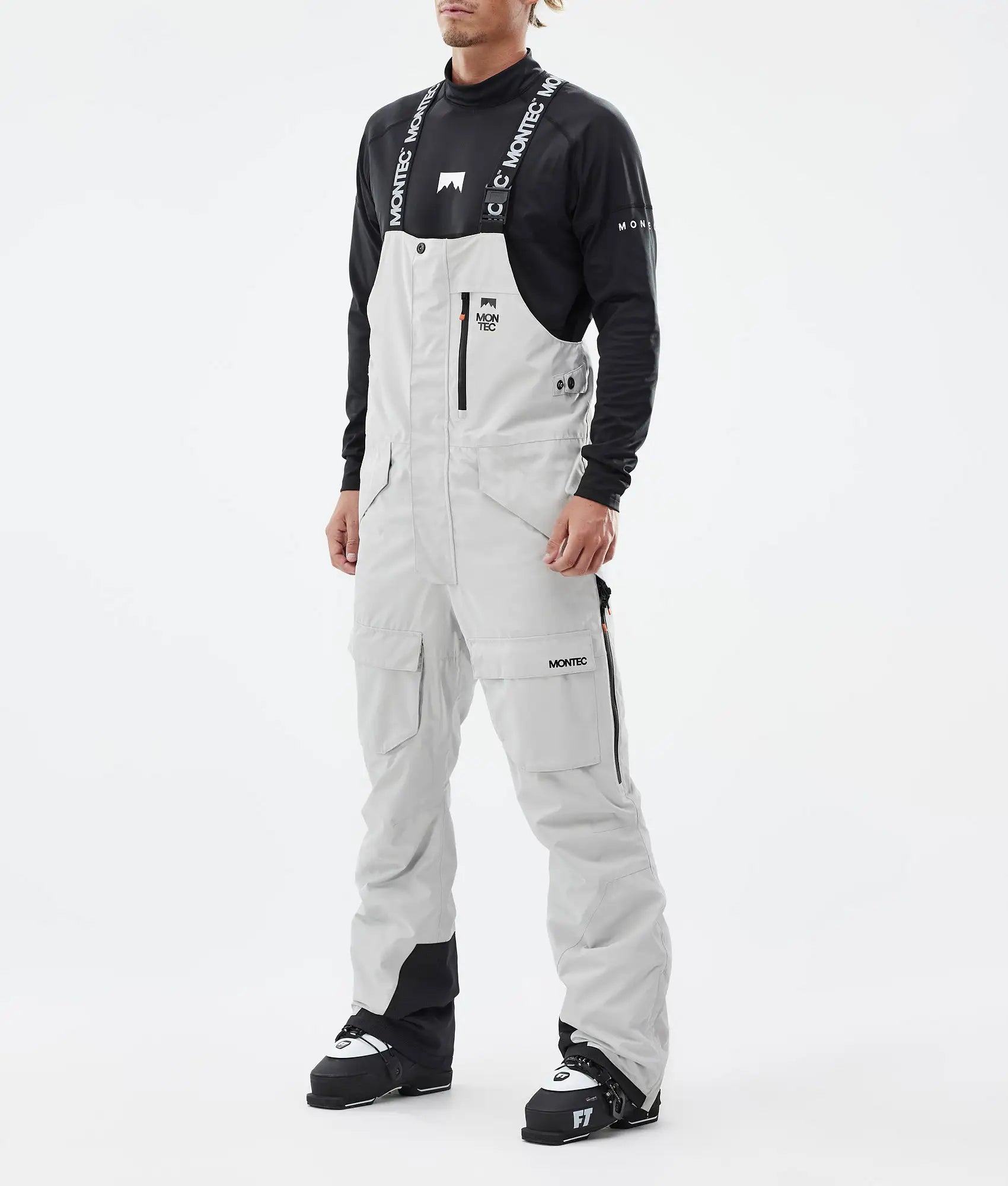 Fawk Ski Pants Men - Light Grey