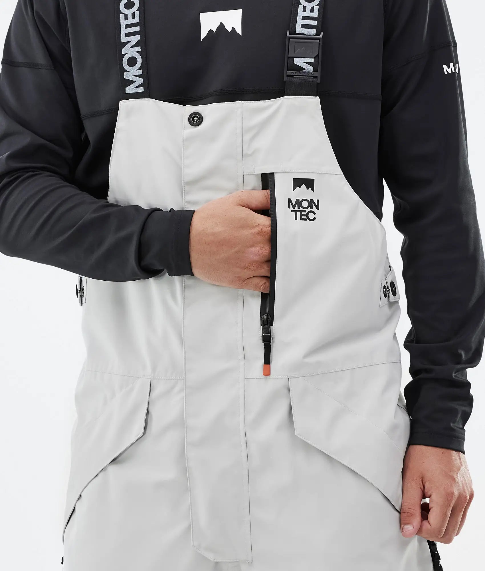 Fawk Ski Pants Men - Light Grey