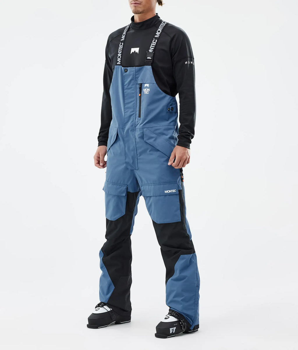 Fawk Ski Pants Men - Blue Steel/Black