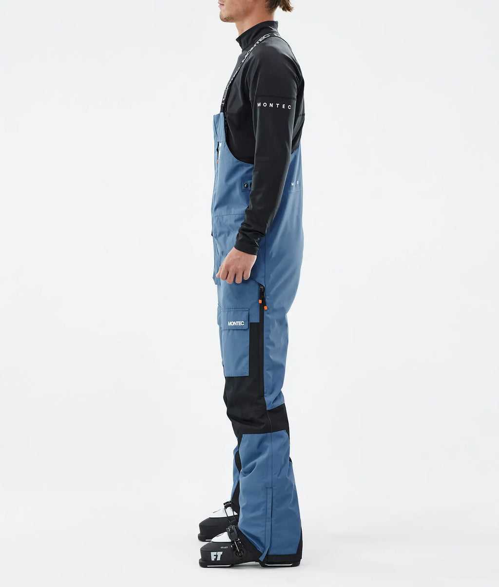 Fawk Ski Pants Men - Blue Steel/Black