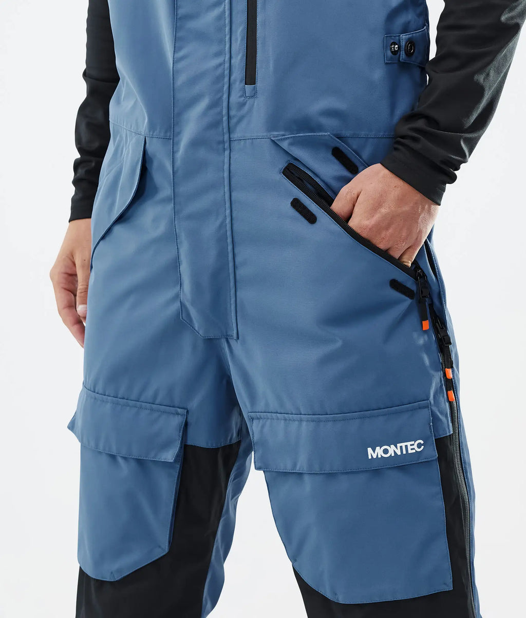 Fawk Ski Pants Men - Blue Steel/Black