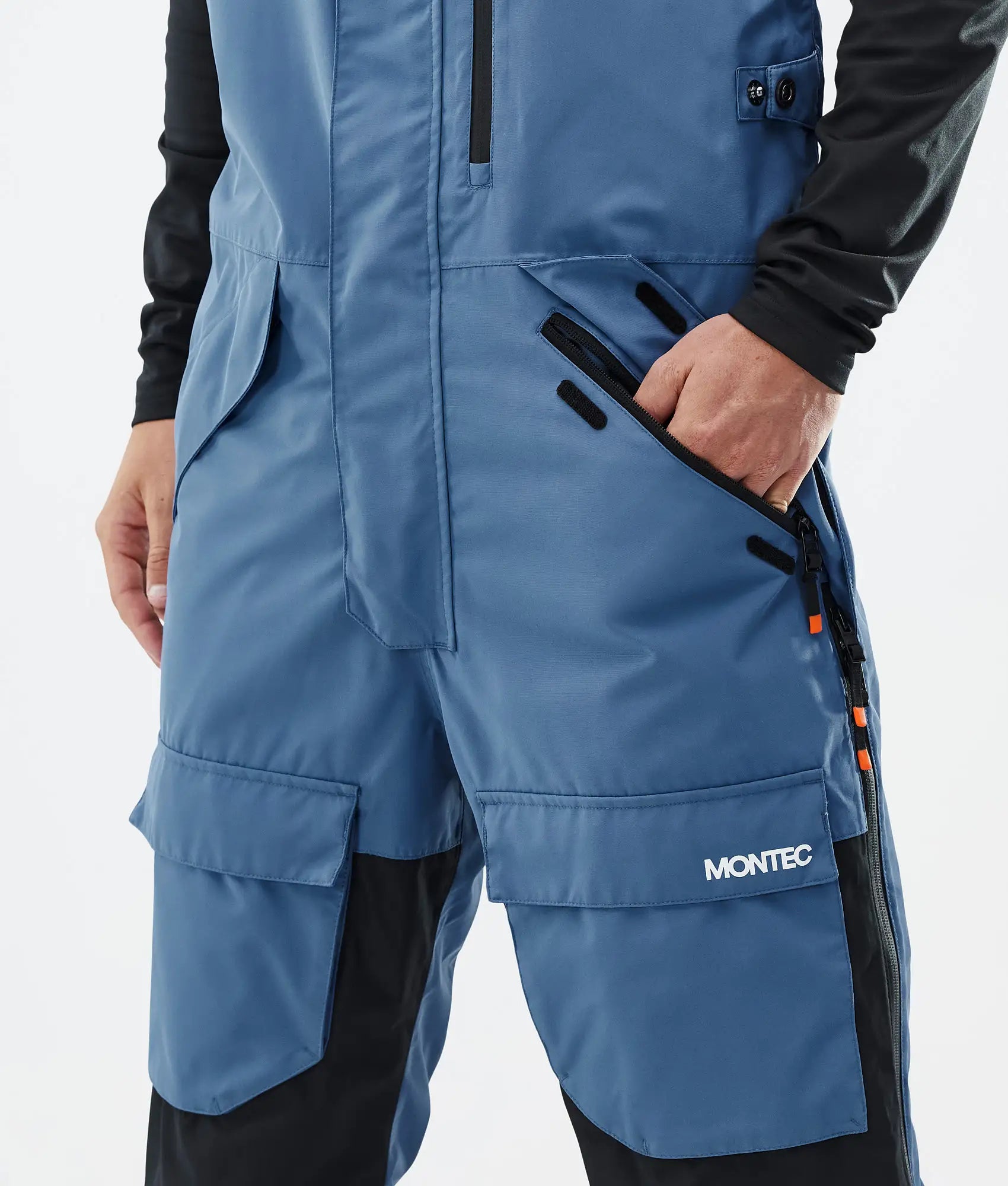 Fawk Ski Pants Men - Blue Steel/Black