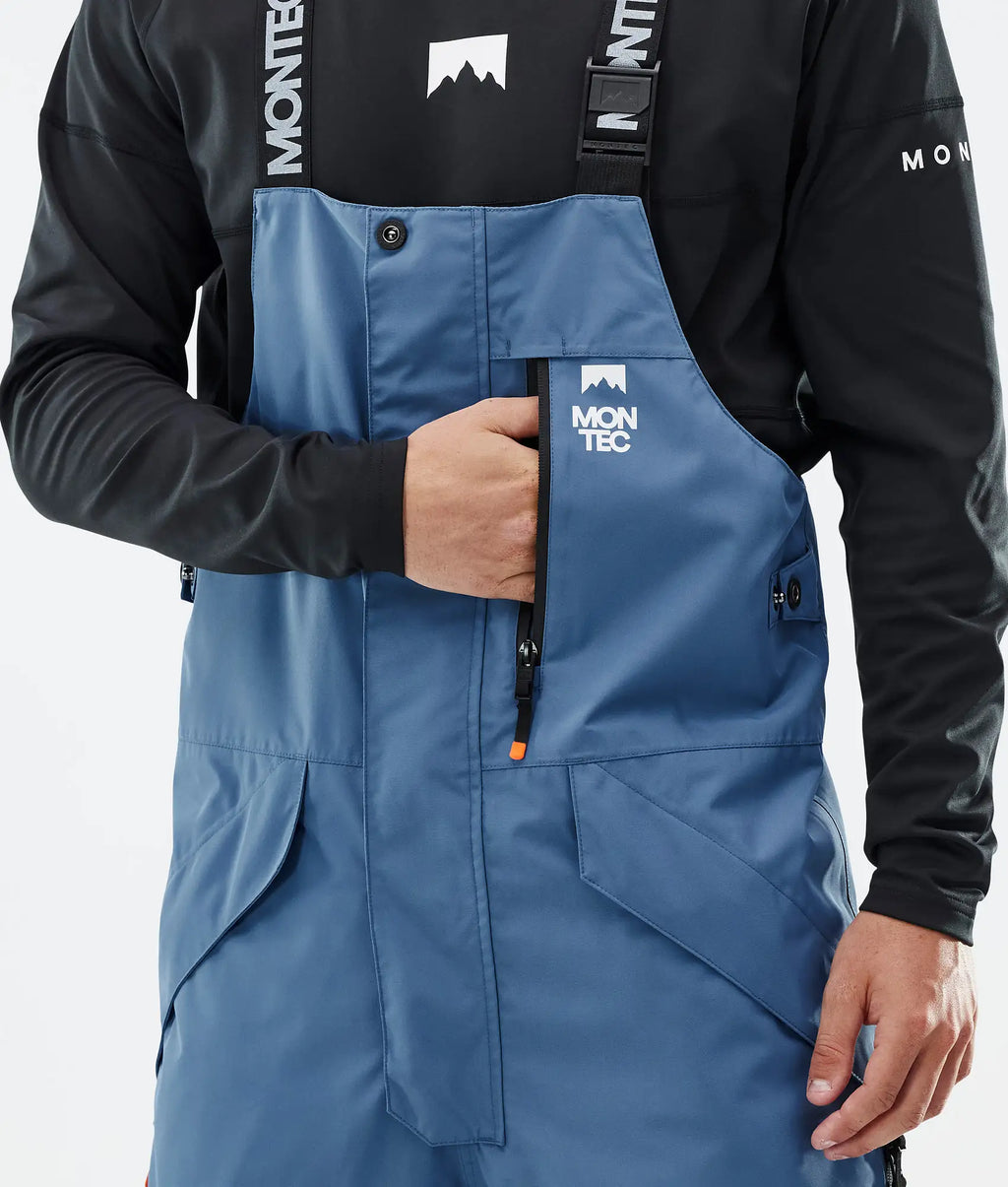 Fawk Ski Pants Men - Blue Steel/Black