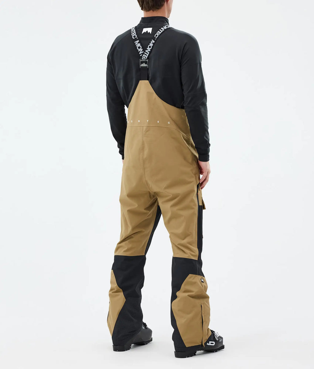 Fawk Ski Pants Men - Gold/Black