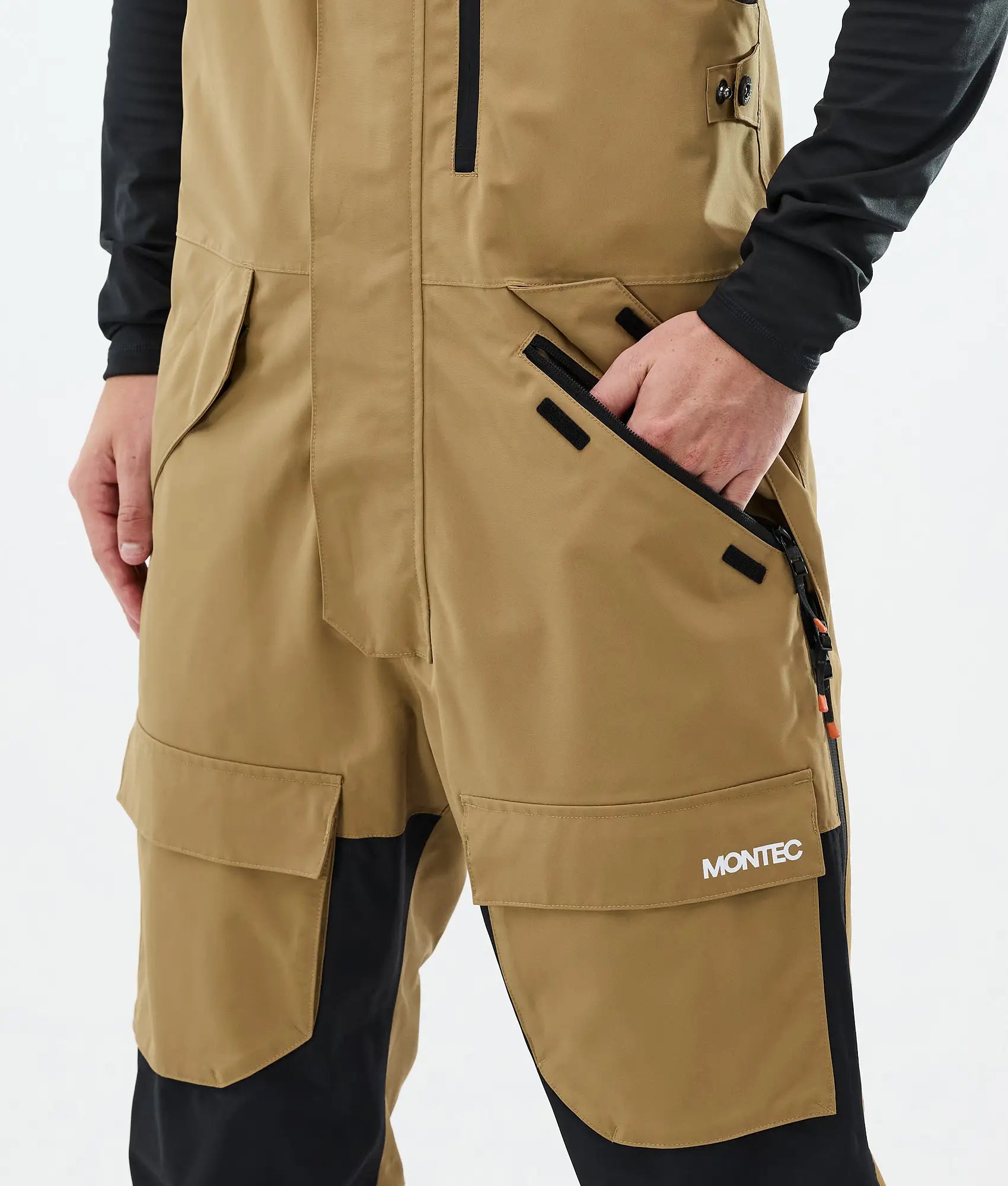 Fawk Ski Pants Men - Gold/Black
