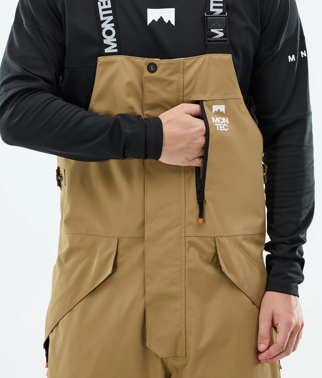 Fawk Ski Pants Men - Gold/Black