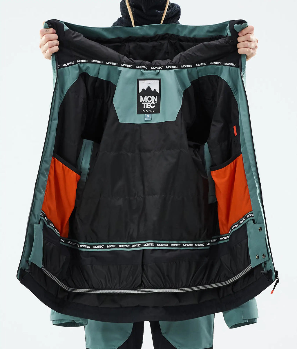 Moss W Ski Jacket Women - Atlantic/Black