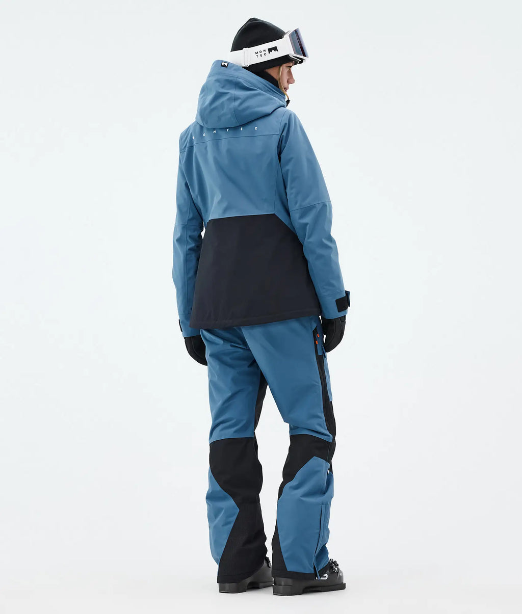 Moss W Ski Jacket Women - Blue Steel/Black