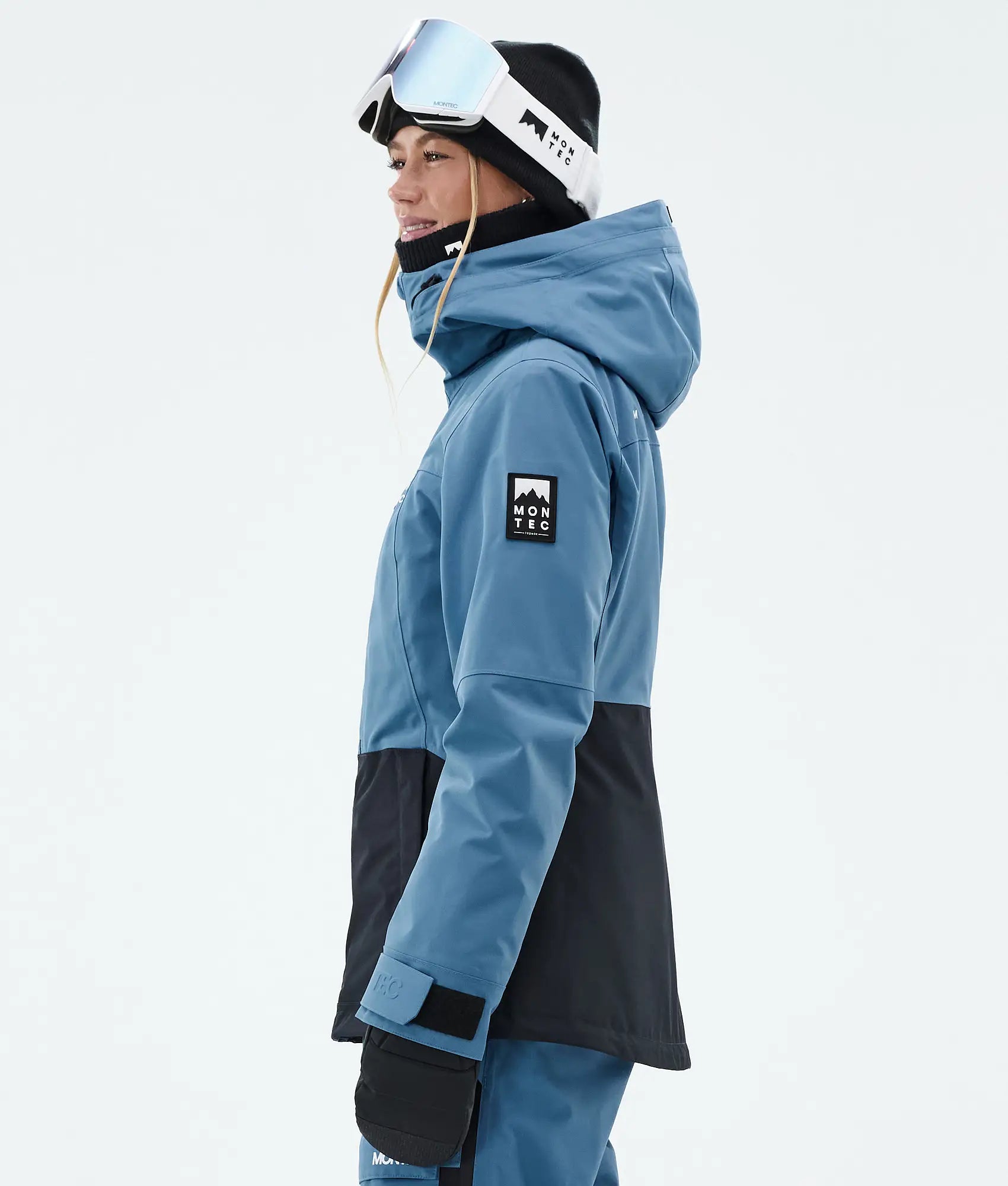 Moss W Ski Jacket Women - Blue Steel/Black