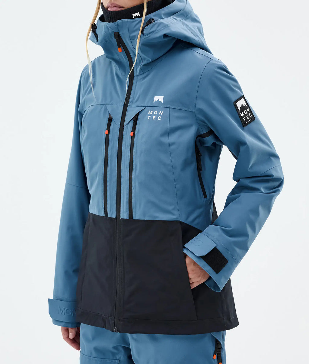 Moss W Ski Jacket Women - Blue Steel/Black