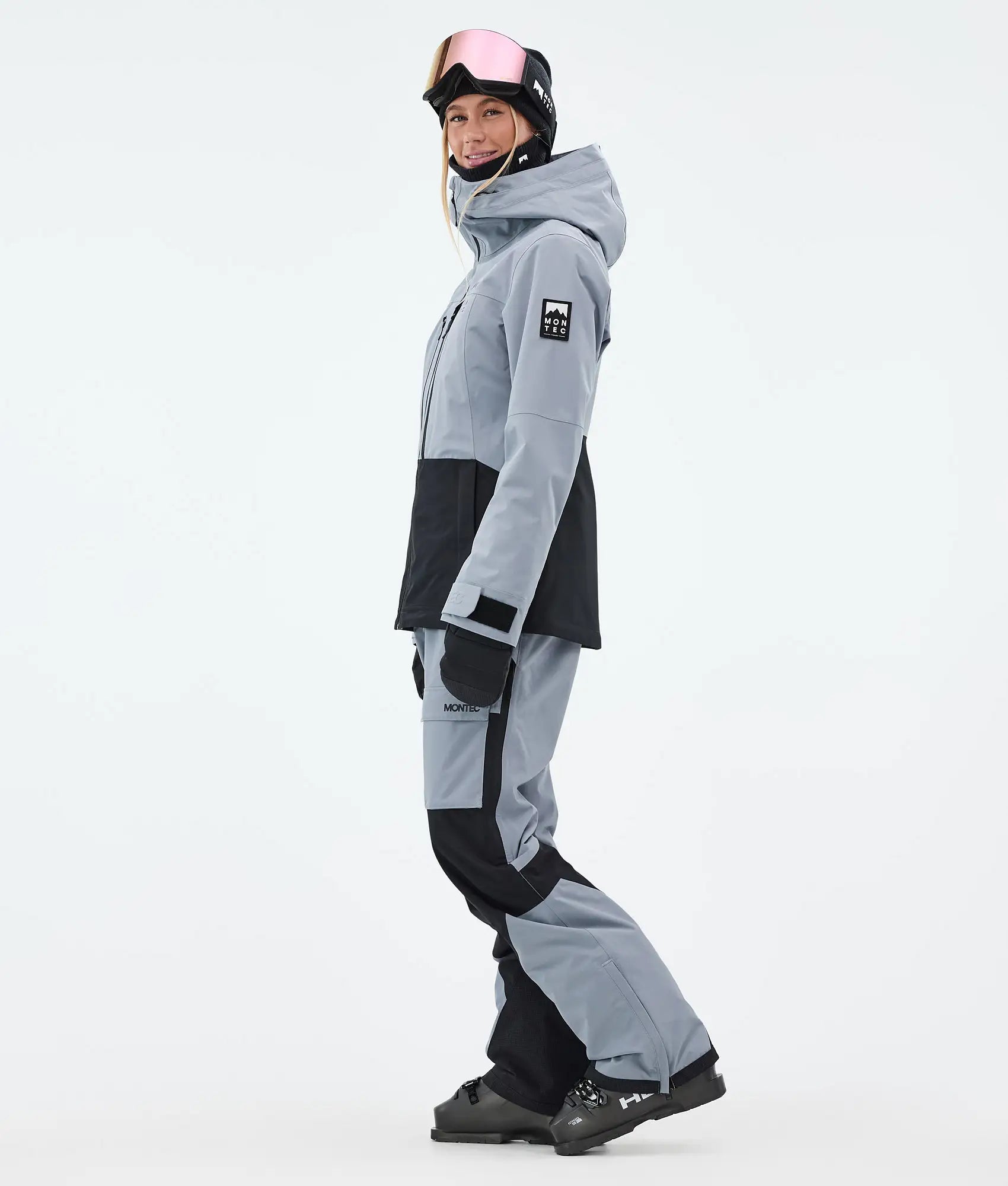 Moss W Ski Jacket Women - Soft Blue/Black