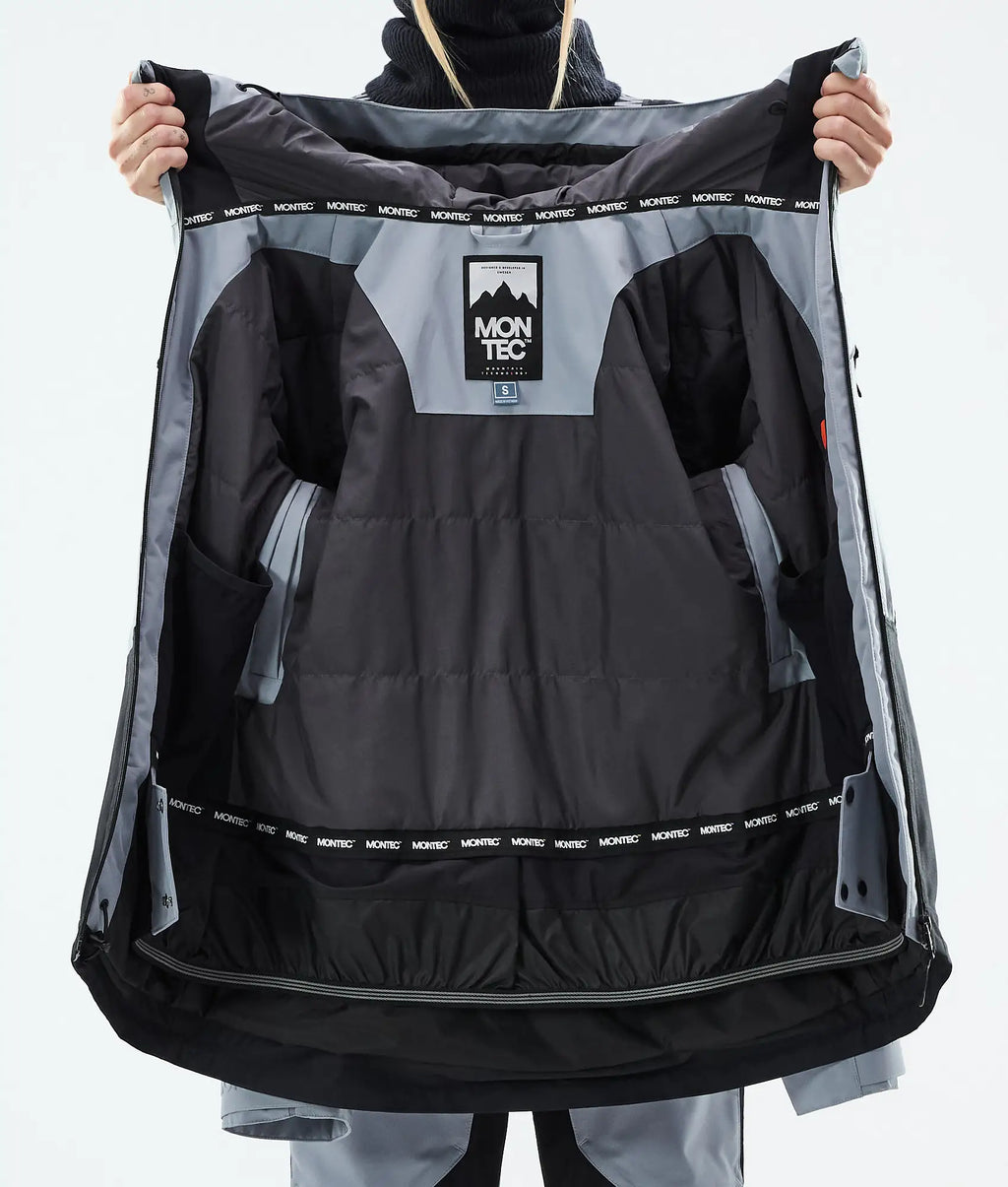 Moss W Ski Jacket Women - Soft Blue/Black