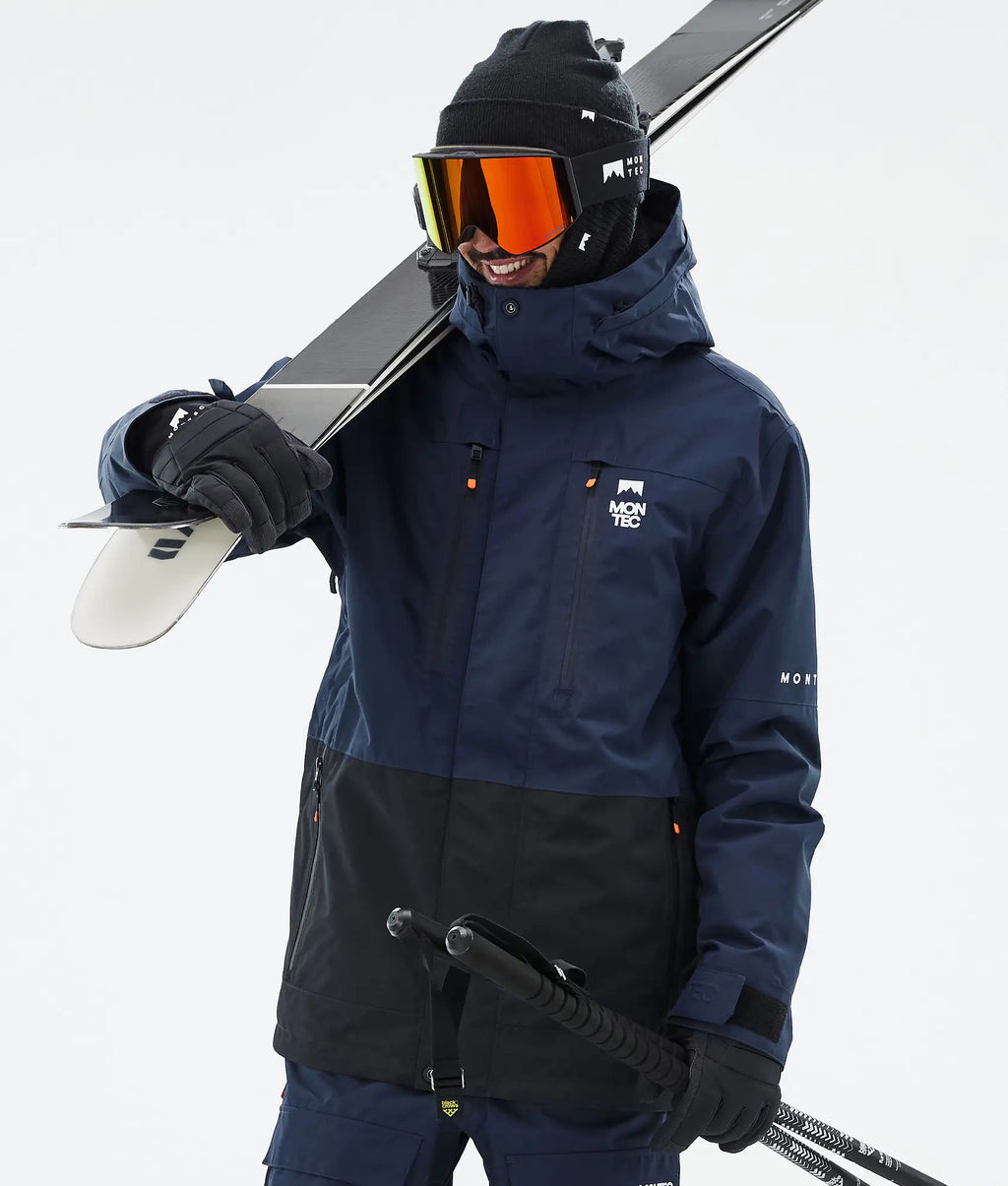 Fawk Ski Jacket Men - Dark Blue/Black