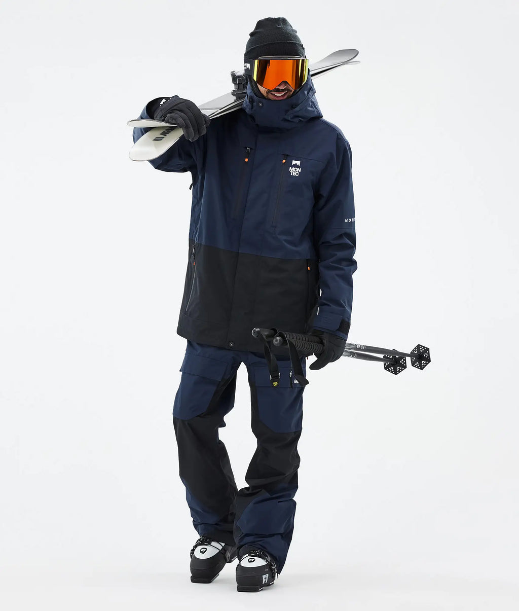 Fawk Ski Jacket Men - Dark Blue/Black
