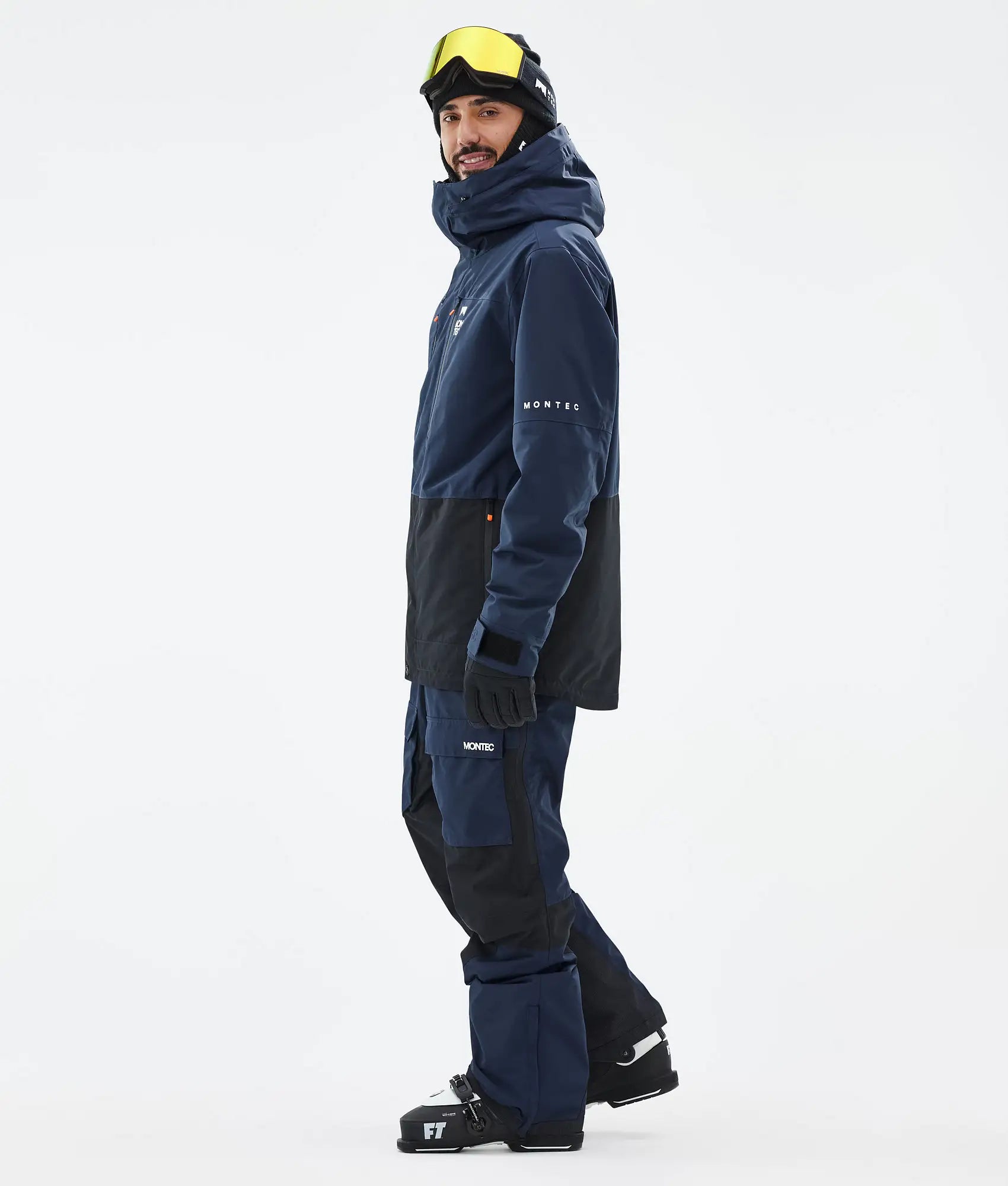 Fawk Ski Jacket Men - Dark Blue/Black