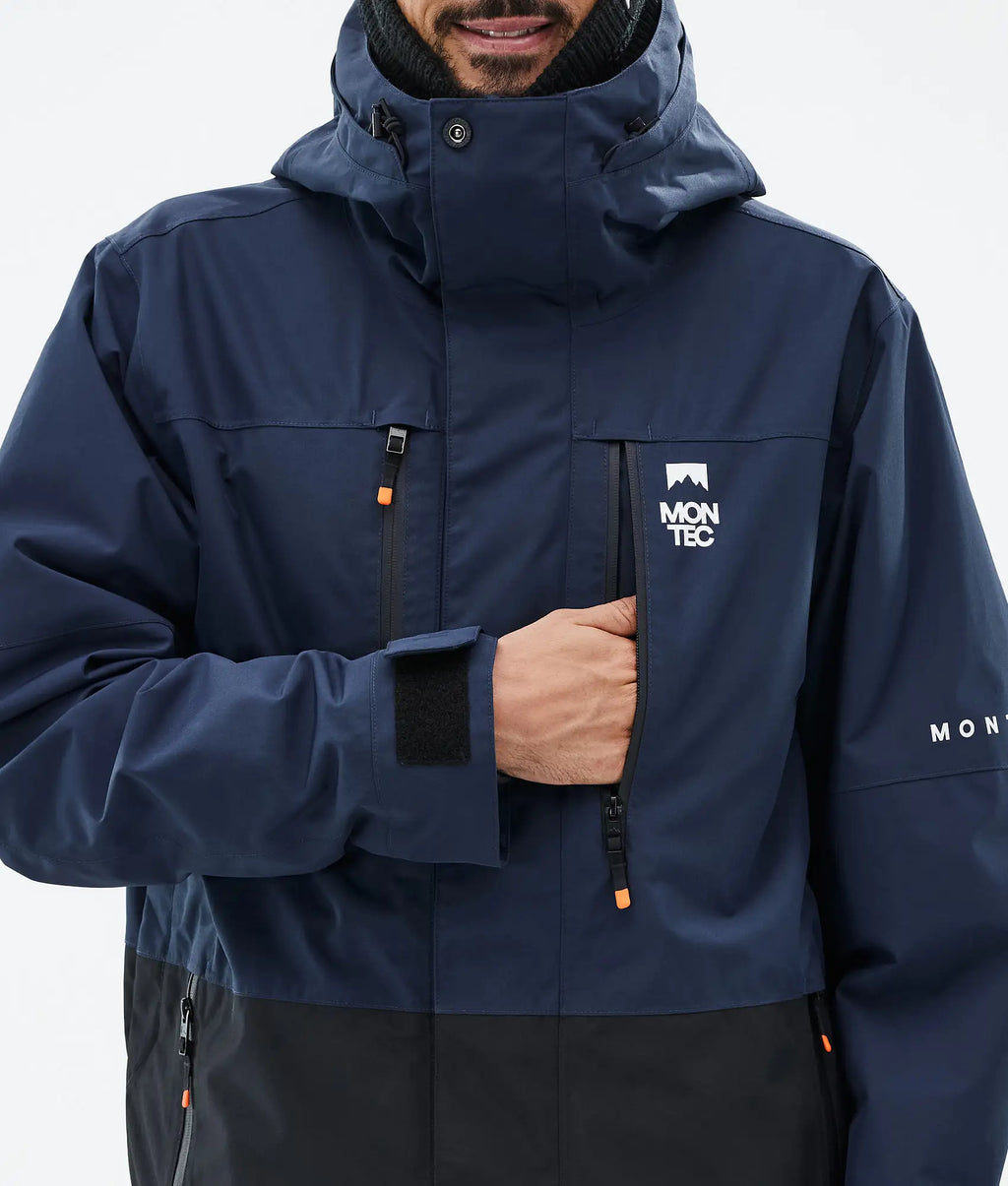 Fawk Ski Jacket Men - Dark Blue/Black