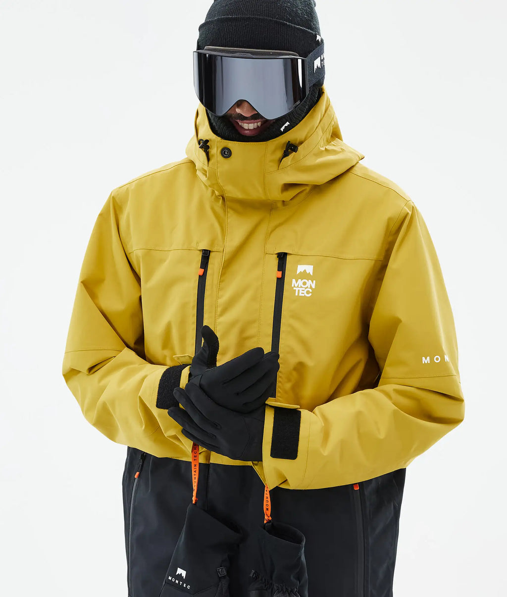 Fawk Ski Jacket Men - Yellow/Black