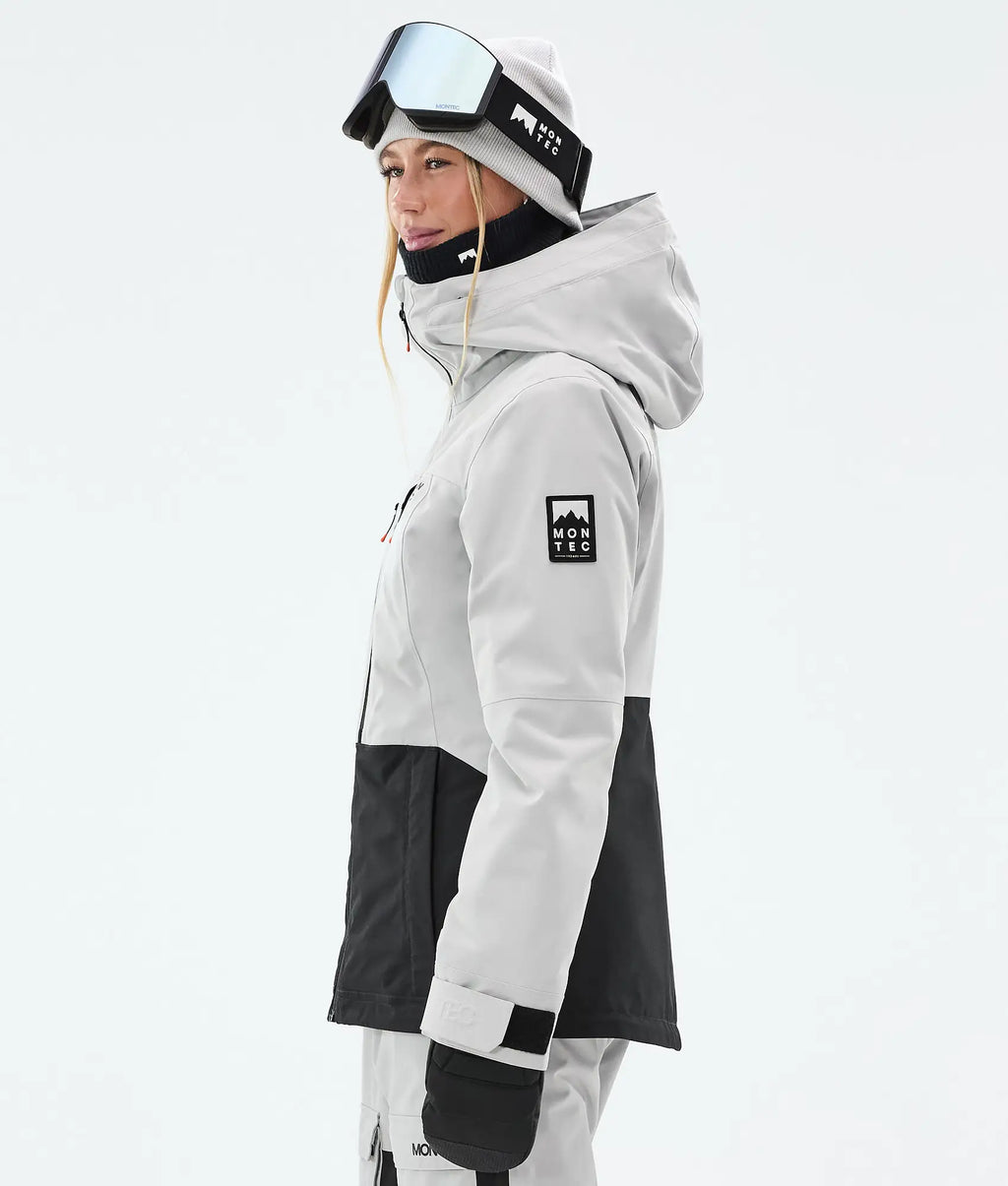 Moss W Ski Jacket Women - Light Grey/Black