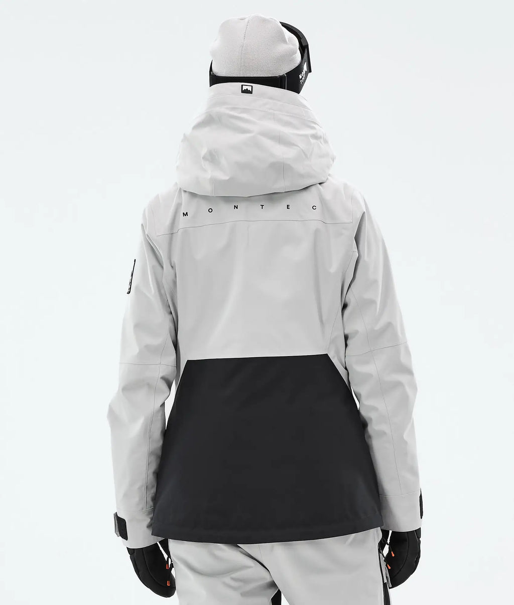 Moss W Ski Jacket Women - Light Grey/Black
