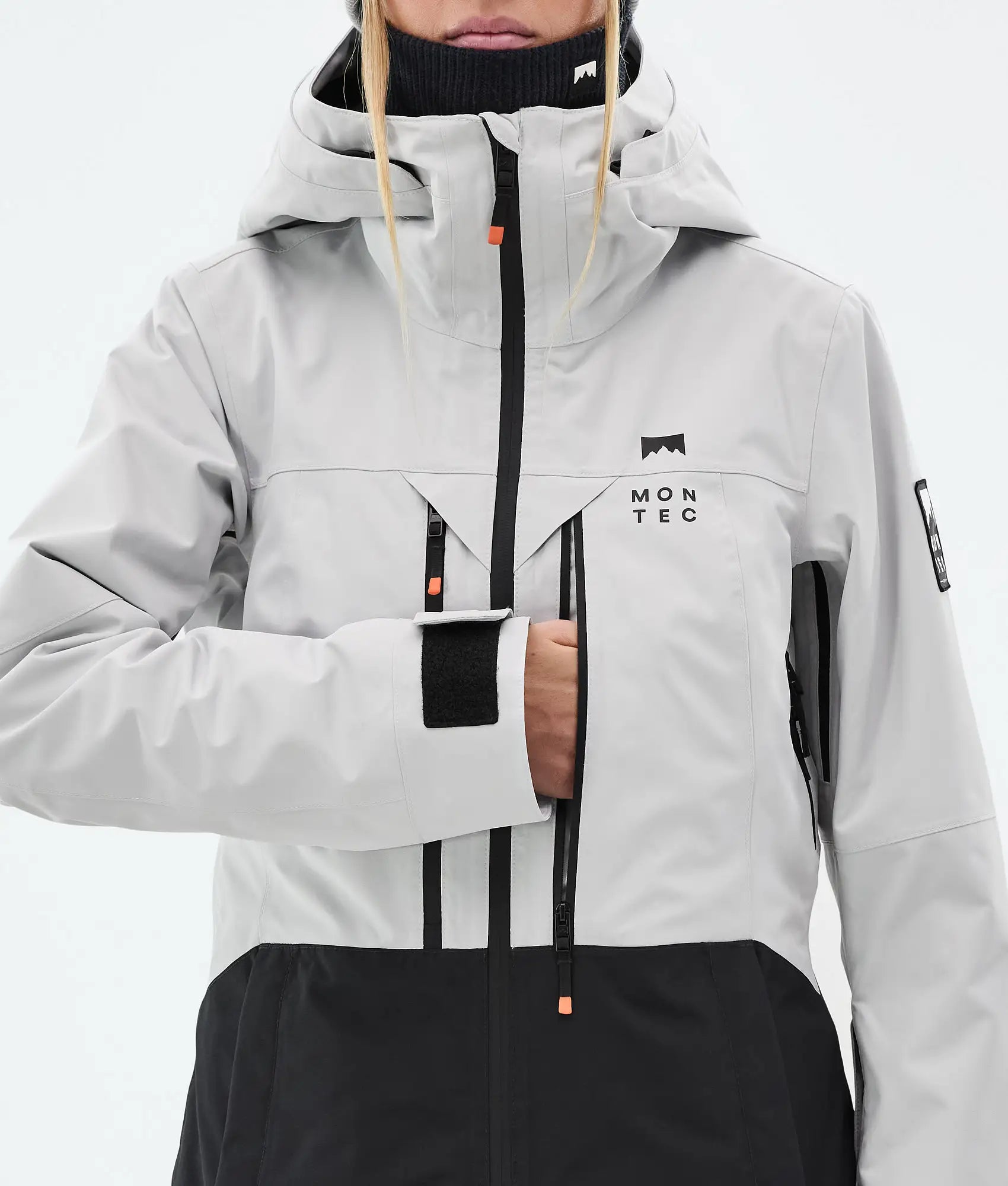 Moss W Ski Jacket Women - Light Grey/Black