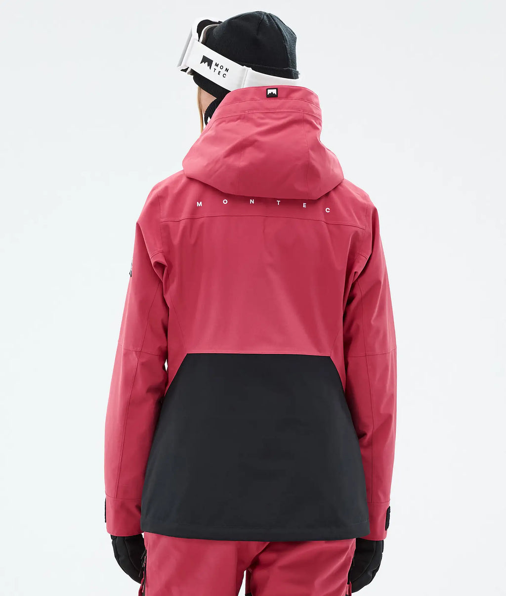 Moss W Ski Jacket Women - Light Red/Black