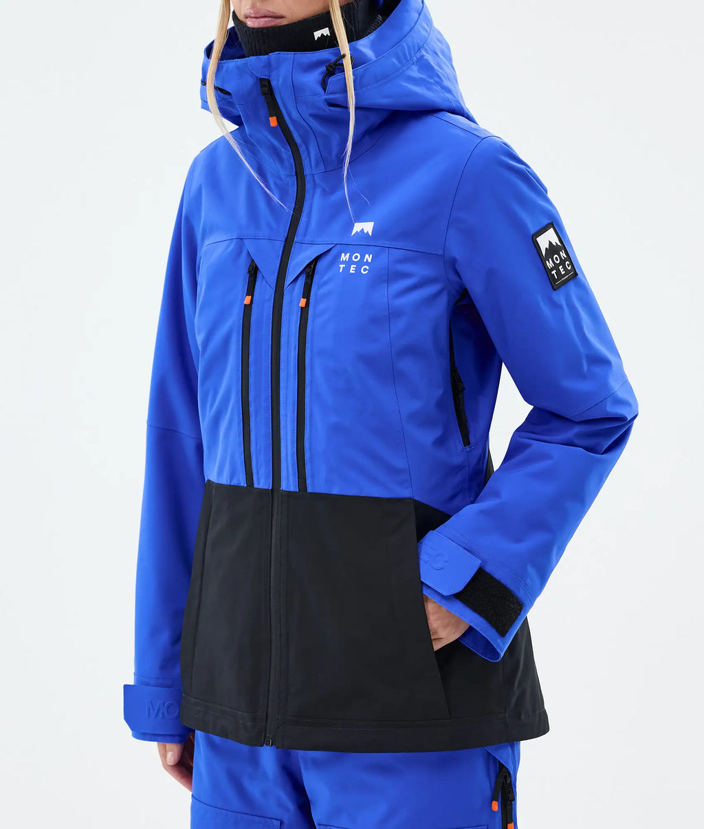 Moss W Ski Jacket Women - Cobalt Blue/Black