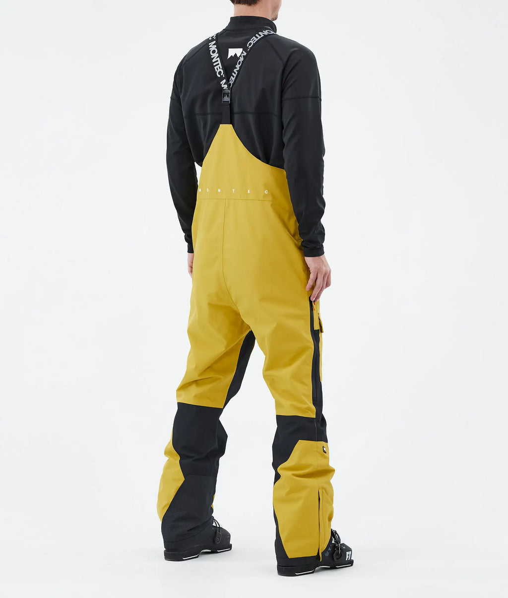 Fawk Ski Pants Men - Yellow/Black