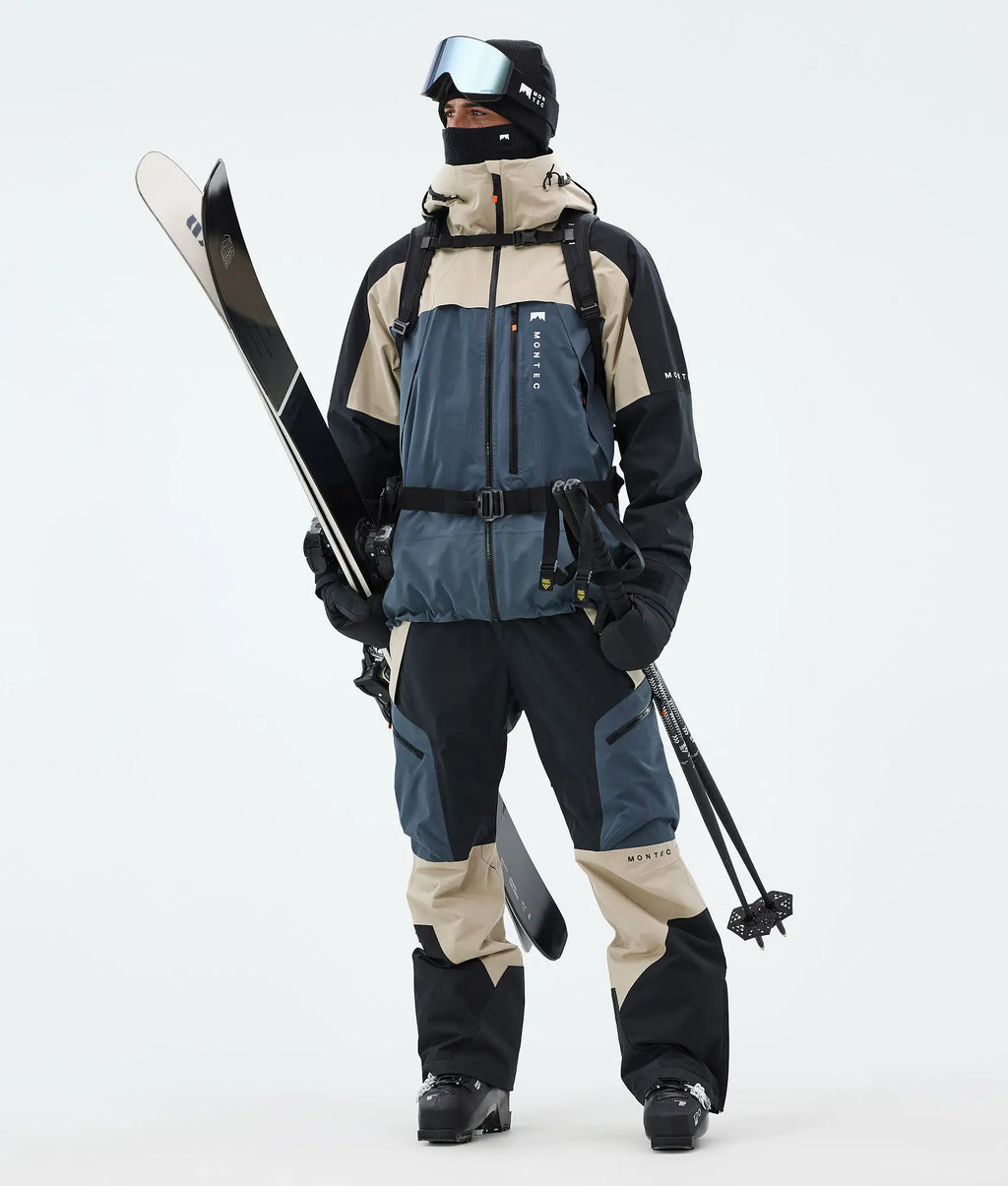 Oracle Skijacke Men - Sand/Black/Metal Blue