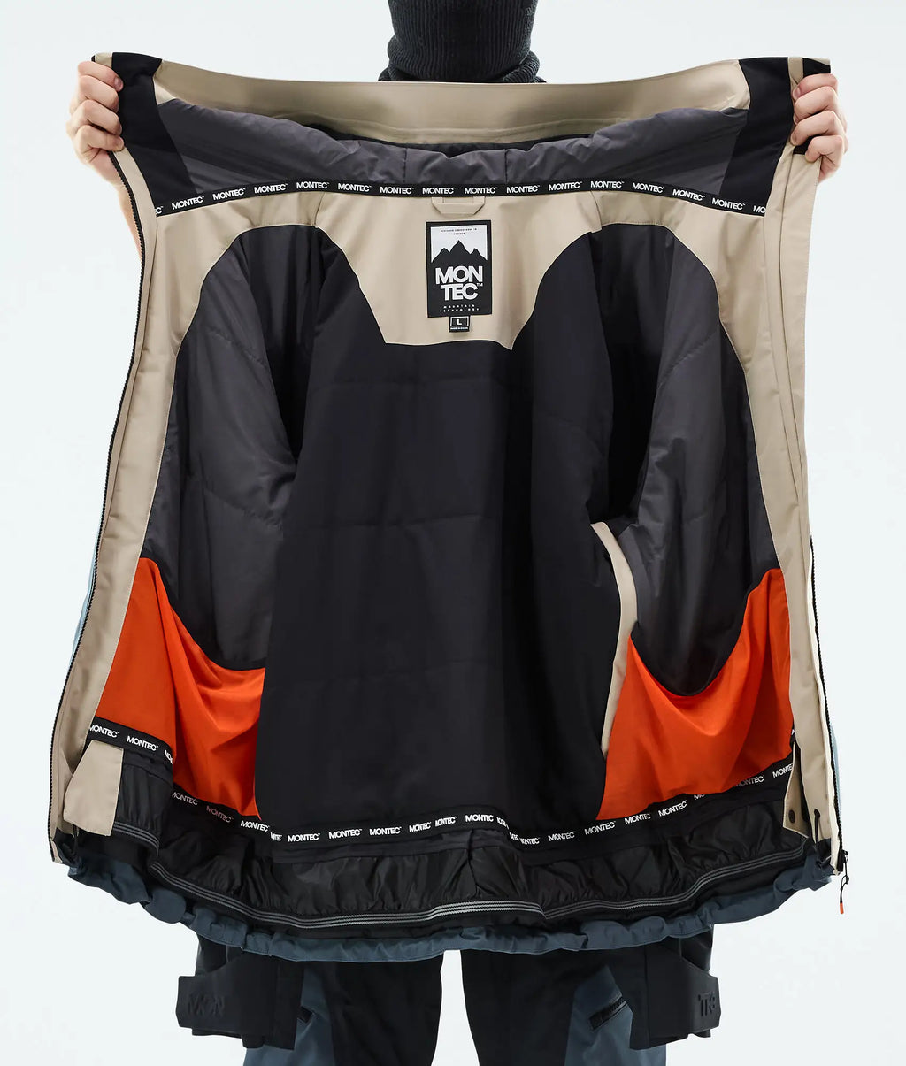 Oracle Skijacke Men - Sand/Black/Metal Blue