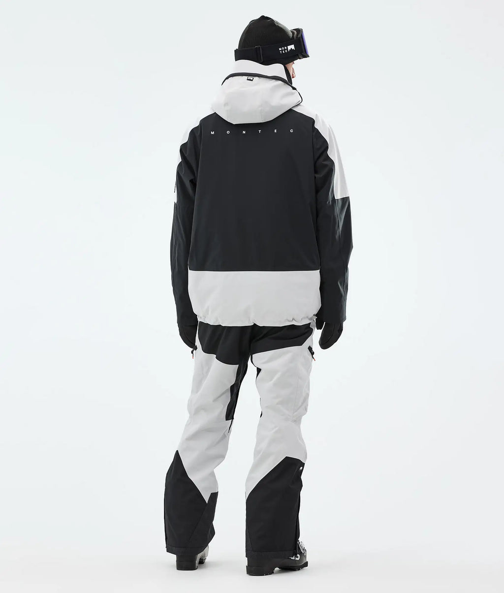 Morpheus Ski Jacket Men - Light Grey/Black