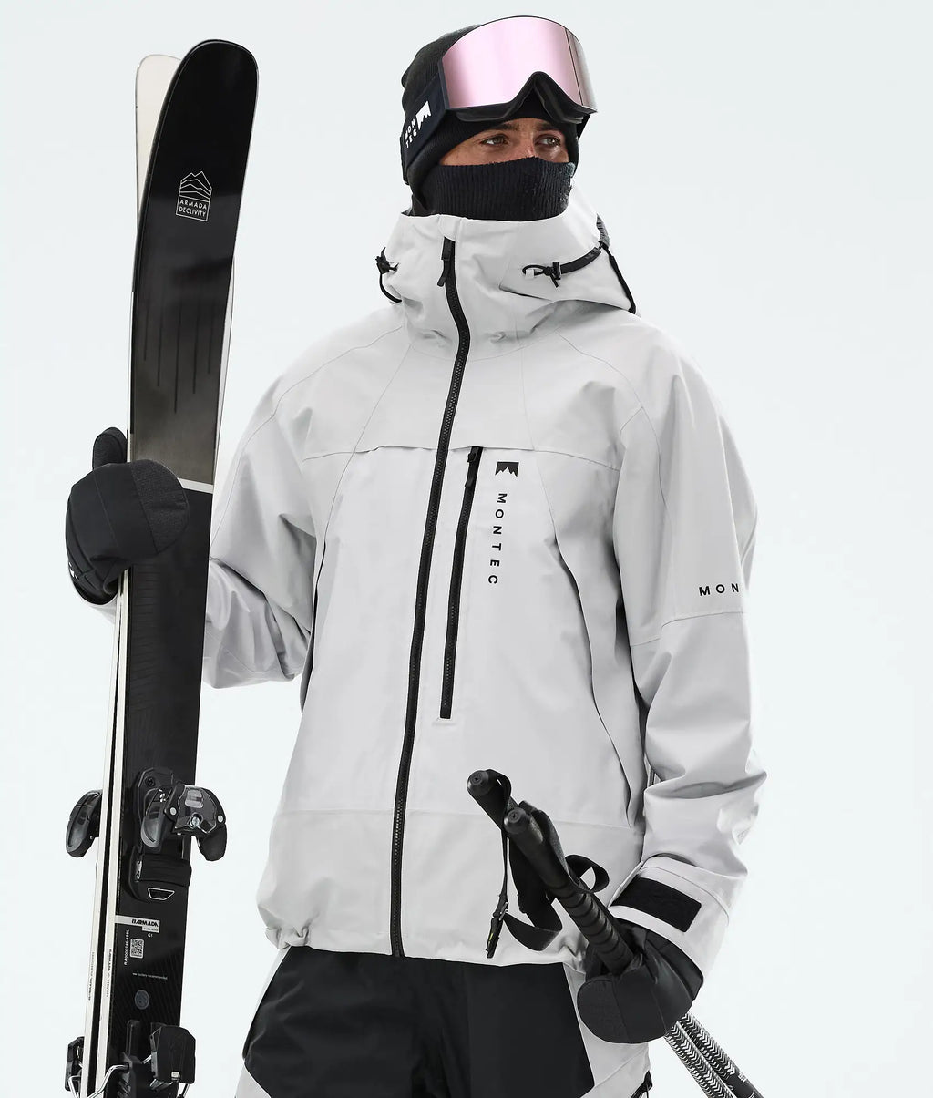 Oracle Ski Jacket Men - Light Grey
