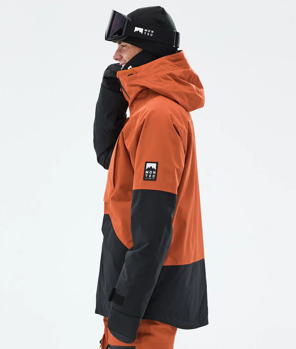 Arch Ski Jacket Men - Burned Orange/Black