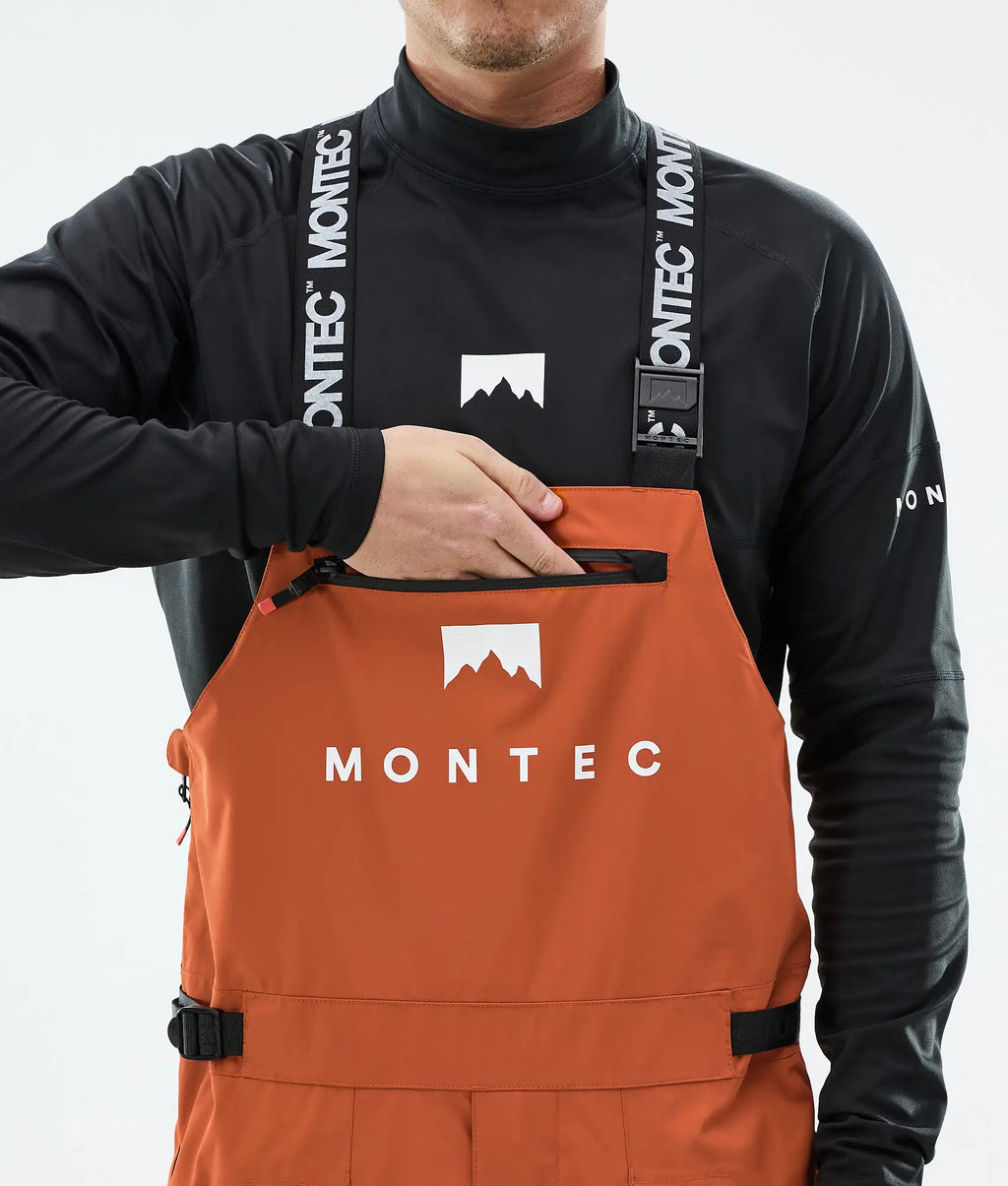 Arch Ski Pants Men - Burned Orange/Black