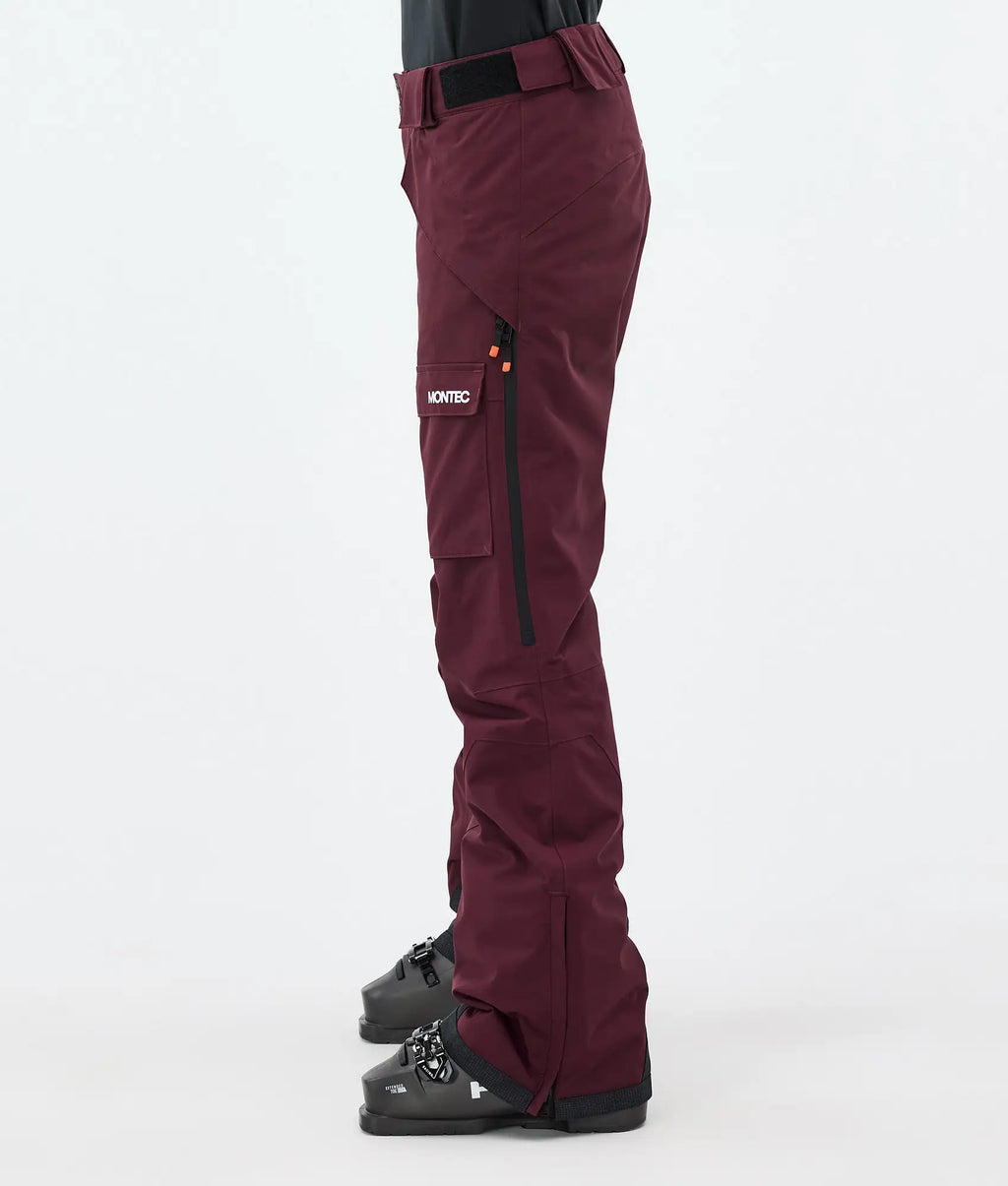 Kirin W Ski Pants Women - Burgundy