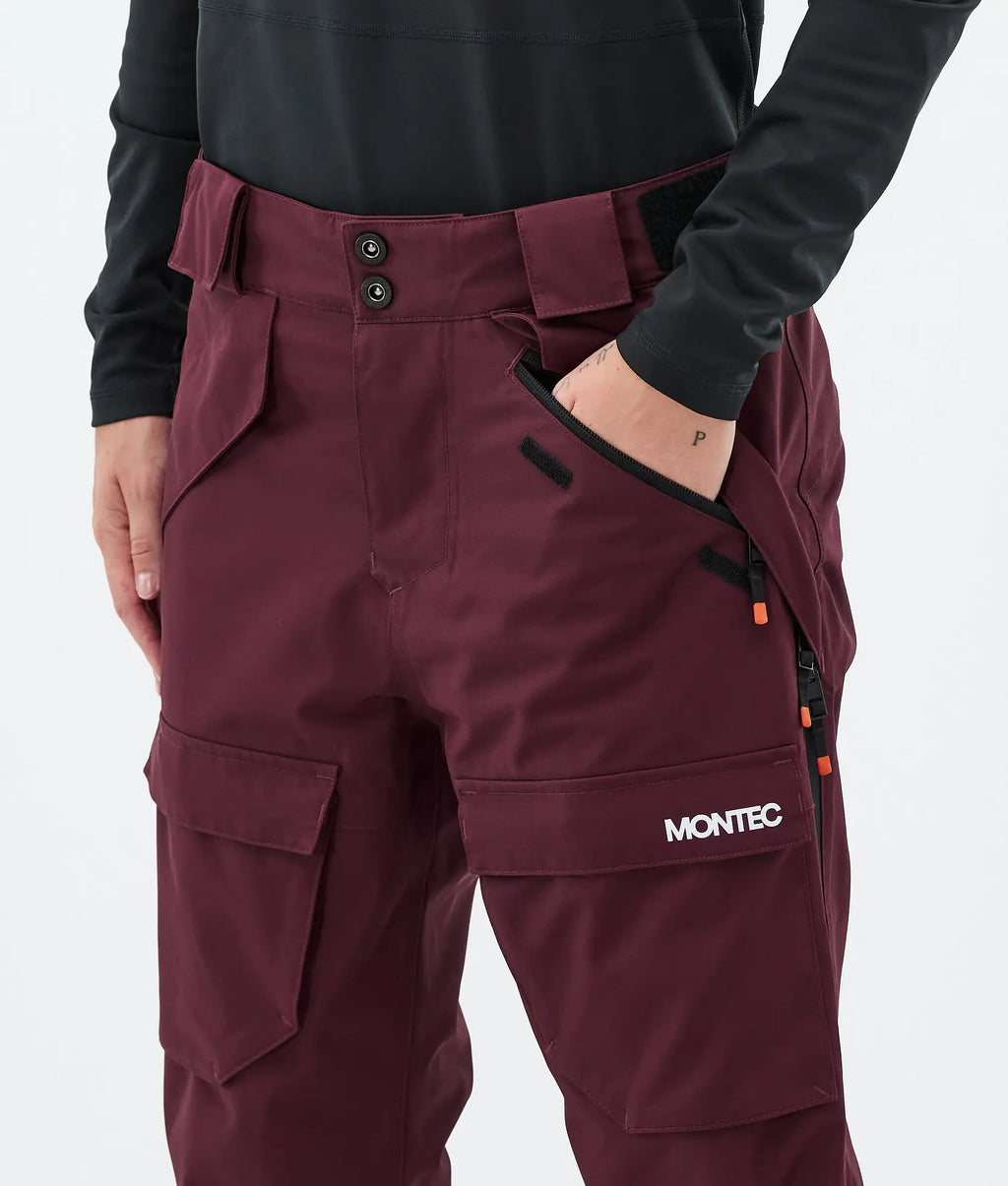 Kirin W Ski Pants Women - Burgundy